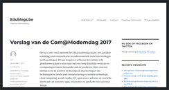 Desktop Screenshot of edublogs.be