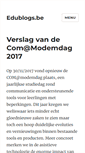 Mobile Screenshot of edublogs.be