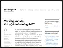 Tablet Screenshot of edublogs.be